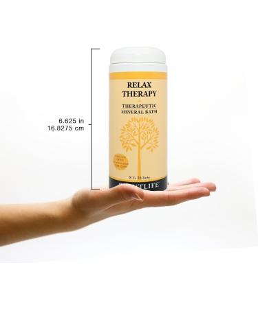 Plantlife Relax Therapy Bath Salts - Natural Aromatherapy for Balance, Calm, and Tension Release - 16 oz (California Made) - Buy Online on GoSupps.com