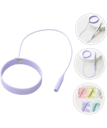 SKISUNO Eyelash Tweezers Extension Supplies Eyelash Extension Tweezers Protector for Eyelashes Eyelash Extensions Eyelash Extension Tool Eyelash Extension Supplies Silica Gel Purple - Buy Online on GoSupps.com