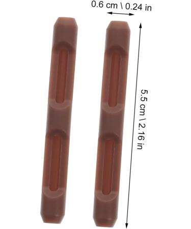 Healeved Eyeglass Temple Holder - 10 Pairs Medium Coffee Strap Connector for Sports & Safety Glasses - International Shipping Available - Buy Online on GoSupps.com