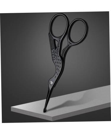 Nose Hair Scissors - Stainless Steel Curved Trimmer for Mustache & Ear Hair Removal - Rounded Tip Shears - Buy Online on GoSupps.com