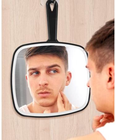 OWBIA Large Hand Mirror with Handle - Salon Barber Hairdressing Tool (12.4 x 9) - Buy Online on GoSupps.com