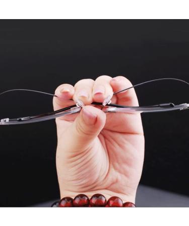 Buli 1.00 Titan Reading Glasses - Ultra-Light Invisible Computer Glasses for Men | Size +3.5 Color Black - Buy Online on GoSupps.com