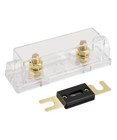 Heschen Car Audio Video Stereo ANL Fuse Holder 0 2 4 Gauge with 120Amp Fuse - High Quality In & Out Connection - Buy Online on GoSupps.com