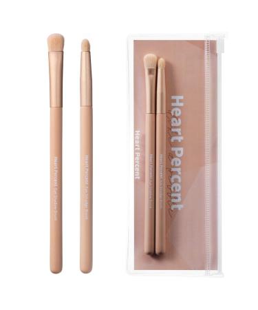 Heart Percent Eye Brush Duo Set - Professional Blending & Smudging Makeup Tool for Flawless Eyes | Shop Now for International Shipping - Buy Online on GoSupps.com