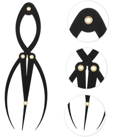 Angoily Eyebrow Positioning Ruler Compass Eyebrow Ruler Eyebrow Measuring Tool Measuring Ruler Curve - Buy Online on GoSupps.com