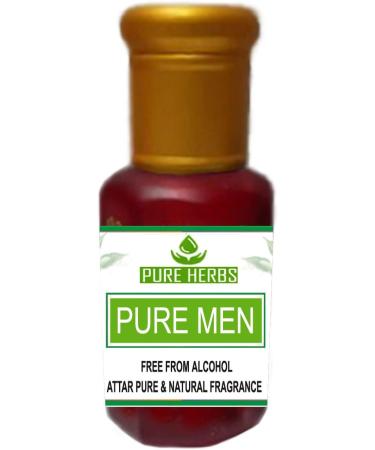 Pure Herbs PURE MEN ATTAR For Unisex Suitable For Occasion Parties & Daily Uses 10ml - Buy Online on GoSupps.com