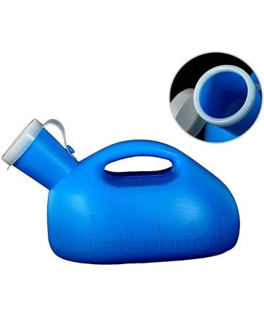 Urine Bottle Emergency Urinal Toilet Urinals for Men - 2000mL Thick Plastic Mens Bedpan Bottle with Lid - Male Portable Pee Bottles - Travel Urine Collection Containers - Buy Online on GoSupps.com