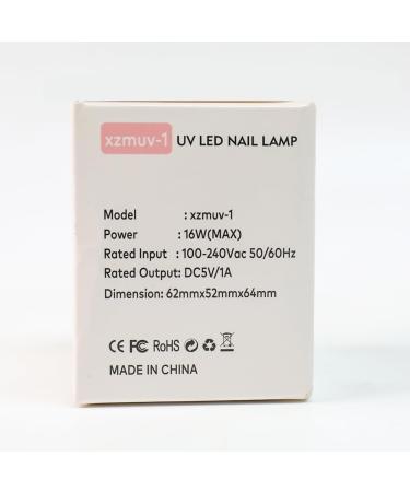 Mini LED UV Nail Dryer - Portable 16W USB Nail Lamp for Gel Nails - Pink Manicure Tool - Buy Online on GoSupps.com