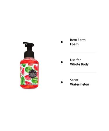 Bath & Body Works Watermelon Lemonade Gentle Foaming Hand Soap 8.75 Fl Oz - Single Pack - Buy Online on GoSupps.com