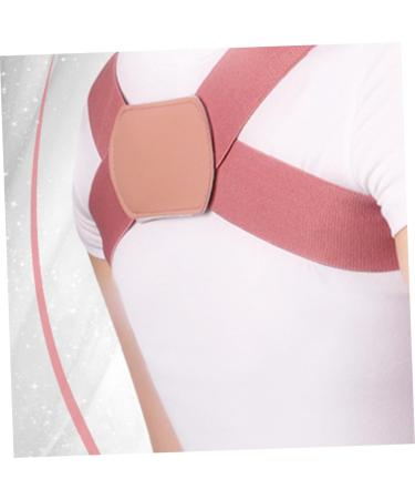 Back Brace Straightener Belt - Electronic Posture Corrector & Anti Hunchback Support Strap - Pink Polyester - Adjustable Comfort for Men & Women - Perfect Posture Trainer 22x14x2cm - Buy Online on GoSupps.com