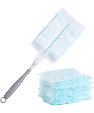 Duster Refill Heads Fluffy Duster Refill Disposable Duster Refill Hand Duster Refill Replacement Duster Head with 10Refills 1Handle for Cleaning 11PCS/Set - Buy Online on GoSupps.com