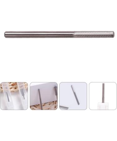 FRCOLOR 1pc Tungsten Steel Grinding Head Handpiece File Nail Art Grinding Head Manicure Drill Bits Nail Drill Nail Art Accessory Nail Bit Appendix Diamond To Rotate 3.75x0.23cm Silver - Buy Online on GoSupps.com
