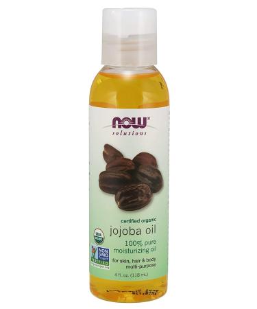 Solutions Certified Organic Jojoba Oil Now Foods 4 oz Liquid - Buy Online on GoSupps.com