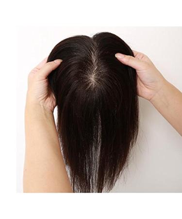 Mono Echo Hair Crown Wig Topper | 7x10 cm Clip-In for Thin Hair | 30 cm Dark Blonde Women's Hairpieces - Buy Online on GoSupps.com