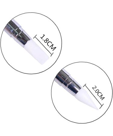 TOSSPER Silicone Nail Art Sculpture Pen - Dual Head Rhinestone Handle & Glitter Picker Tool for Nail Design - Buy Online on GoSupps.com