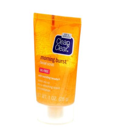 Clean & Clear Morning Burst Facial Scrub 1 Oz Travel Size (4 Pack) - Buy Online on GoSupps.com