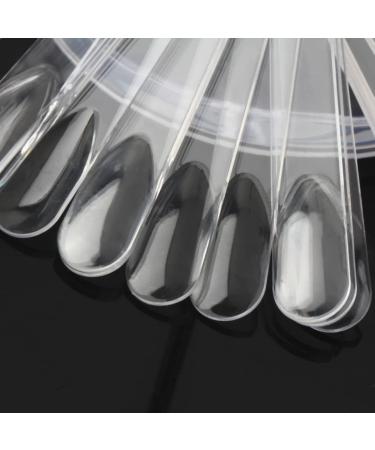 Nail Display Stand Spiral False Nail Display Nail Tips Practice Stand Rack Salon Show Color Card Household Tool Clear - Buy Online on GoSupps.com