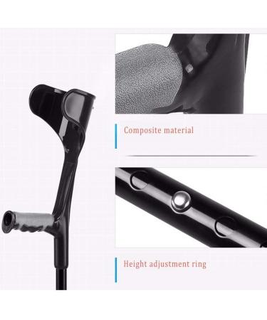 Forearm Crutches Adjustable Forearm Crutches - Lightweight Crutches with Open Cuff - Comfortable Adjustable Wrist Handle Standard and Tall Adults Lightweight Aluminum Lightweight Arm Crutch - Buy Online on GoSupps.com