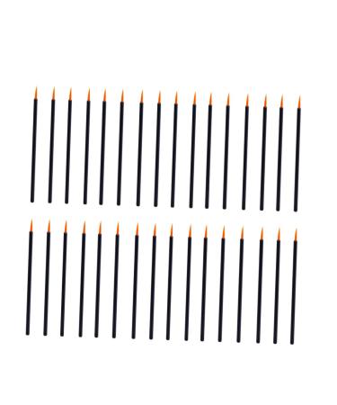 NOLITOY 100pcs Eyeliner Brush Applicator Makeup Stick Disposable medium As Shown