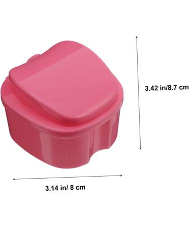 Healeved 30 STK False Toothbrush Bathing Bags | Denture Base Storage Box | Prosthesis Container Set | 3 Colors Travel Size 8.7x8cm - Buy Online on GoSupps.com