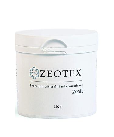 ZEOTEX Zeolite Powder - 1 m Premium Ultra Fine Zeolite 95% Clinoptilolite Powder - Activated & Energized - 350g / 12.35 oz