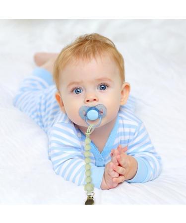 Divono 3-Piece Silicone Baby Pacifier Chain | Soft Stylish & Eco-Friendly | Perfect for Boys & Girls - Buy Online on GoSupps.com