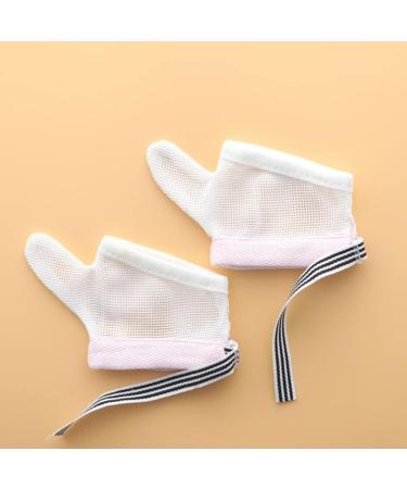 GLEAVI Thumb Brace 2 Pairs - Stop Thumb Sucking Gloves for Children - Anti-Sucking Mittens - Prevent Scratches - Thumb Splint Included - Buy Online on GoSupps.com
