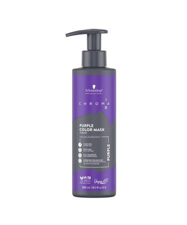 Schwarzkopf Professional CHROMA ID Semi Permanent Color Mask Mix Tone Color System Refreshing Toning Intense Care Deep Conditioning Vegan Formula Purple 300 ml