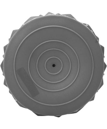 PVC Stress Relief Massage Ball for Yoga & Muscle Relaxation | Semicircle Foot Massager (Silver) - Buy Online Internationally - Buy Online on GoSupps.com