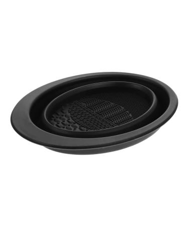 Housoutil Cleanser of Makeup Brush Cosmetics Brush Scrubber Brush Rinsing Bowl Makeup Brush Cleaning Pad Wash Machine Cleaner Makeup Cleaning Mat Silicone Tool Silica Gel Beauty Egg Cushion