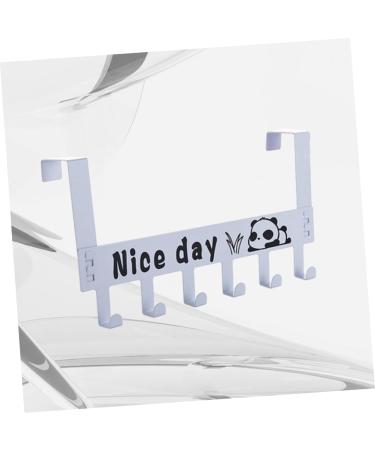 Alipis Over Door Clothes Hanger Rack Over The Door Coat Rack Storage Rack Coat Hanger Hanging Door Indoor medium White - Buy Online on GoSupps.com
