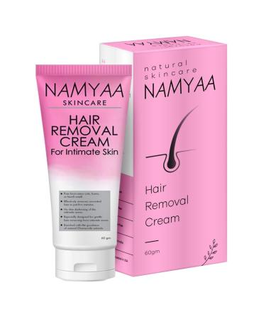 Hair Removal Cream for Intimate Skin women 60gm with After Wax Soothing Serum with Vitamin C 30gm