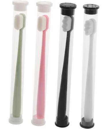 Minkissy Portable Toothbrush Set - 8 Soft Bristles for Adults & Kids | Sensitive Cleaning | Premium PP Household Hand Toothbrushes - Buy Online on GoSupps.com