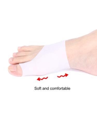 Schellen 2 Pairs Bunion Corrector for Women and Men - Pain Relief Silicone Splint and Sleeve (White) - Buy Online on GoSupps.com
