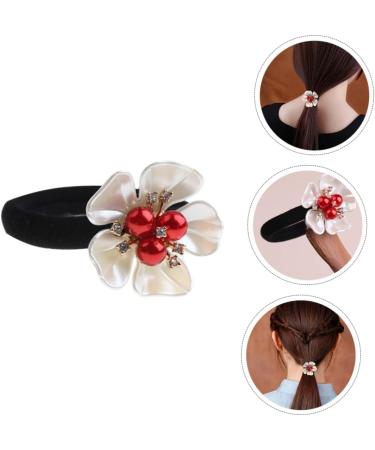 Beavorty hair accessories hair rope stretch headbands for women satin scarves hair accessory for women flower hair tie hair ties for women Premium Hair Scrunchies Hair Rings Petal Hair Tie - Buy Online on GoSupps.com