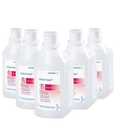 5x 1000 ml Sch lke Octenisan washing lotion cleaning lotion liquid soap with allantoin fragrancefree