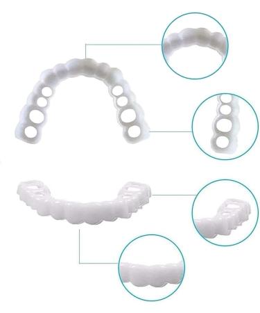 Fluktrix Instant Prosthesis Veins - Self-Confident Smile with Cosmetic Artificial Teeth & Provisional Braces for Men & Women | International Shipping Available - Buy Online on GoSupps.com
