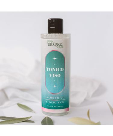BIOCARE SHOP srl FACE TONIC Evo & Hyaluron facial toner Suitable for extreme hydration Brightens the complexion and protects against harmful external influences 250 ml Biocare Made in Italy - Buy Online on GoSupps.com