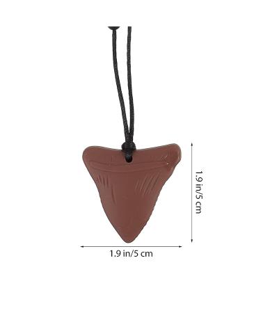 NUOBESTY 3pcs Shark Tooth Silicone Chew Necklace Set - Teething Chewy Toy for Boys and Girls - Buy Online on GoSupps.com