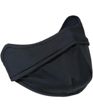 UPF 50+ Sun Protection Face Mask - Adjustable Fast Drying Facial Cover for Sports Blocks UVA & UVB Rays - Black - Buy Online on GoSupps.com
