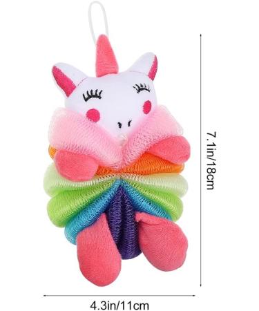 Kids Bath Sponge Set - 4 Cartoon Shower Sponges for Children | Soft & Fun Bathing Experience - Buy Online on GoSupps.com