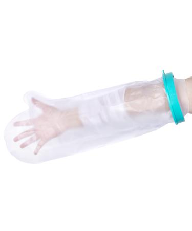 yeloumiss Cast Cover Arm Waterproof for Shower Adult Half Arm Shower Bag Reusable Cast Bag Watertight Protection for Arm Hand Elbow Wrist to Keep Casts and Bandages Dry
