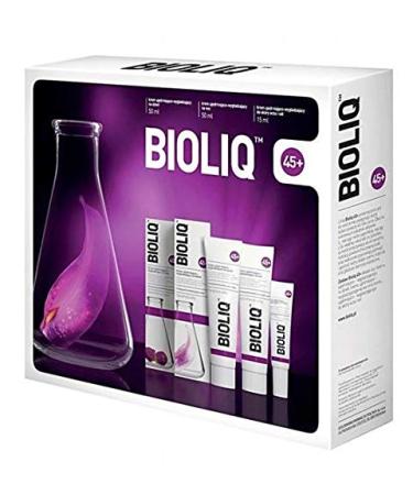 BIOLIQ Set 45+ firming and smoothing cream for day 50 ml + night 50 ml + eye cream 15 ml