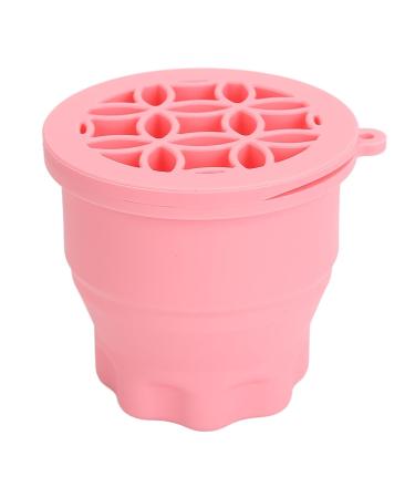 Makeup Brush Cleaning Bowl - Compact Multifunctional Cleaner Cup | Effective & Portable for Home Use (Pink - Buy Online on GoSupps.com