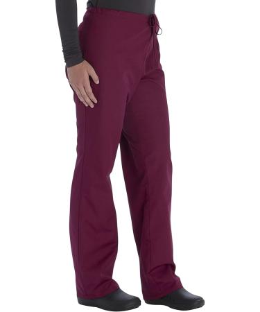 Vital Threads Unisex Scrubs Set | V-Neck Top & Drawstring Pant | X-Large Wine | VT526C - Buy Online on GoSupps.com