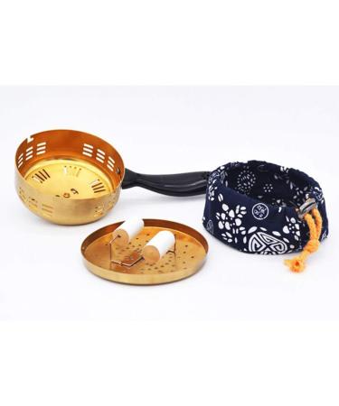 Buy Tubayia Copper Moxa Box - Moxibustion Burner | Chinese Medicine Device for Pain Relief - International Shipping - Buy Online on GoSupps.com