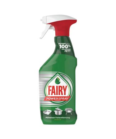 Fairy Washing Up Liquid Power Spray Citrus Fruit 500 ml Removes up to 100% Stubborn Grease Effortless Grease Removal 500 ml (Pack of 1)