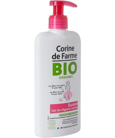 Corine de Farme - Organic Intimate Cleansing Gel - Natural Gentle Cleansing Gel with Cherry Blossom - Respects the Balance of the Flora - Buy Online on GoSupps.com