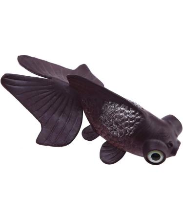 Shop Brown Goldfish - Realistic Floating Plastic Fish for Aquariums | Movable Ornament Decorations - Buy Online on GoSupps.com