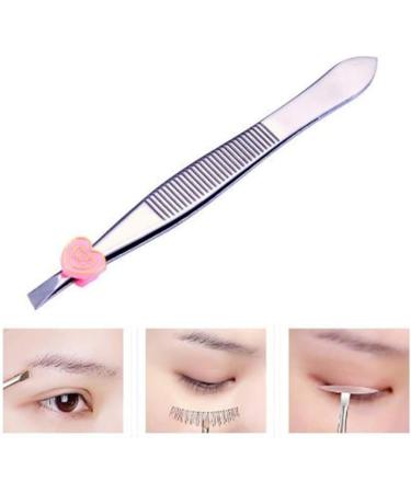 Eyebrow Clip Eyebrow Tweezers Eyebrow Tweezers Eyebrow Care Products Makeup Tool Hair Removal Easy to Use Storage Stainless Deft and Fashion - Buy Online on GoSupps.com